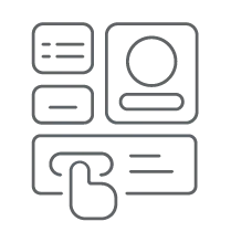 A CLOOMA felhasználói felületét szemléltető piktogram a gyártási teljesítmény javítása érdekében