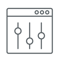 Pictogram illustrating CLOOMA’s personalization to improve manufacturing performance