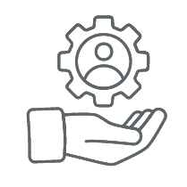 Pictogram illustrating CLOOMA’s trust to improve manufacturing performance