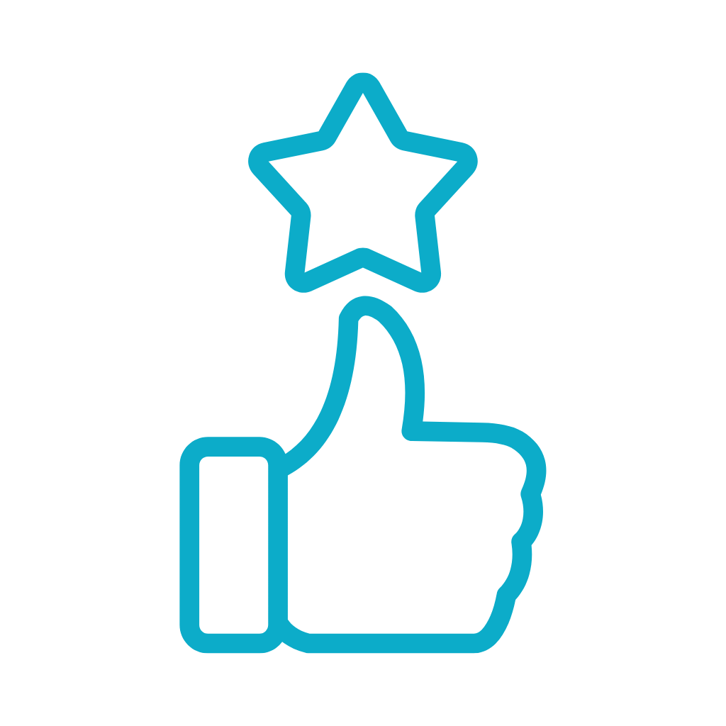 Icon representing manufacturing quality excellence.