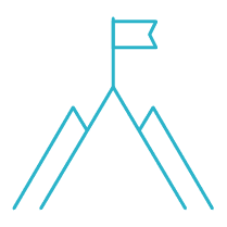Pictogram illustrating CLOOMA’s mission to improve manufacturing performance.