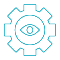 Pictogram illustrating CLOOMA’s vision to improve manufacturing performance.