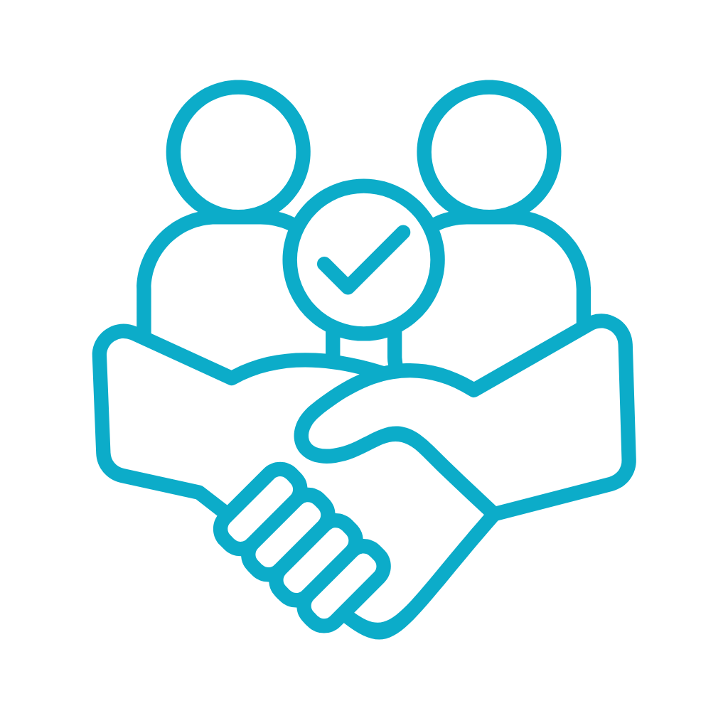 Operator onboarding and knowledge transfer icon